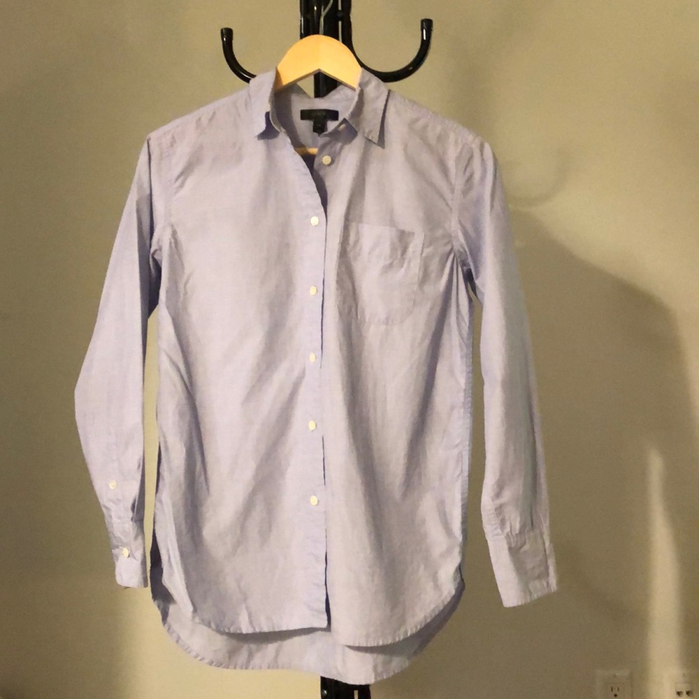 J Crew blue shirt